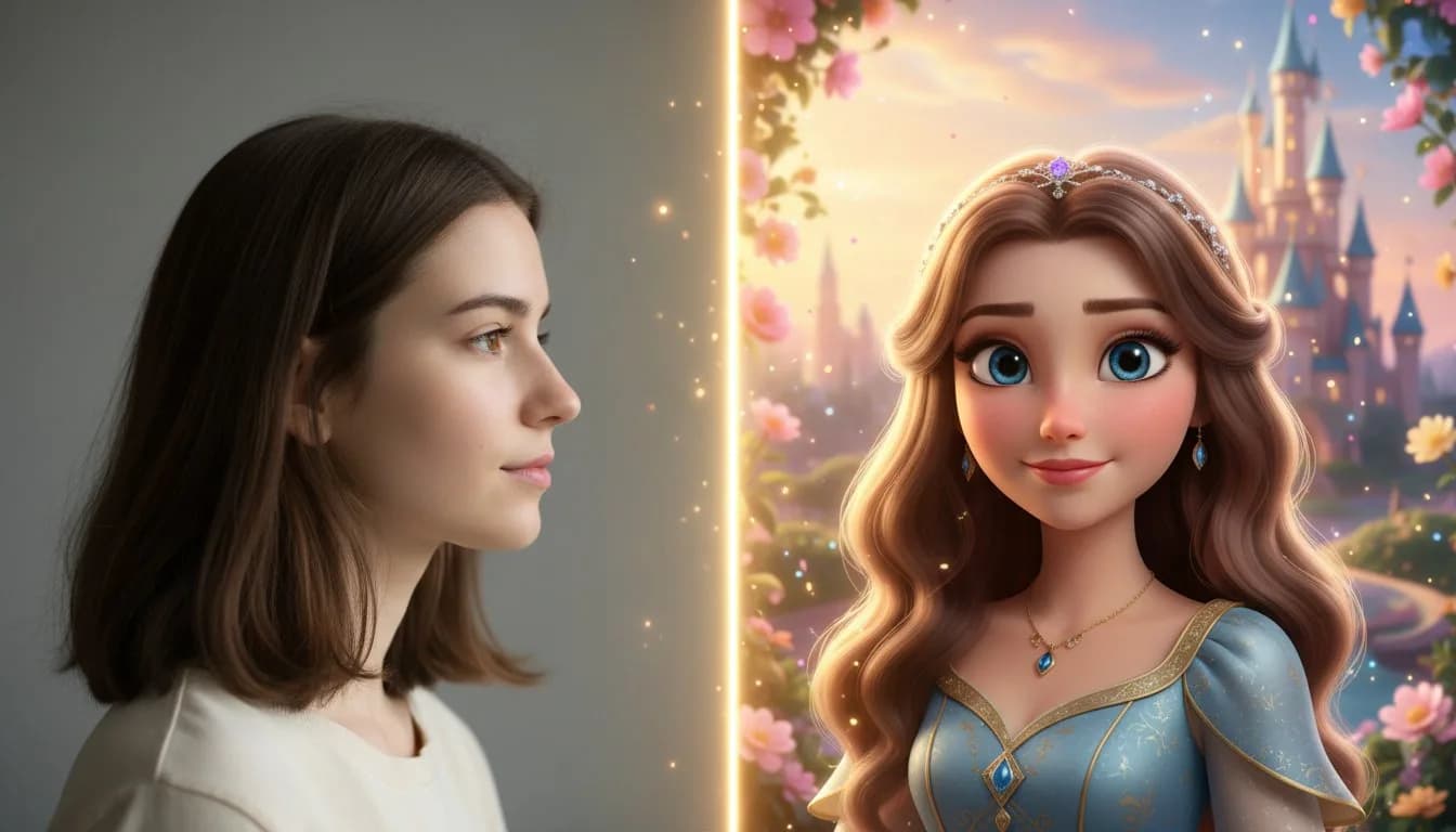 Аватарка в стиле Disney из фото — мультяшный портрет для соцсетей