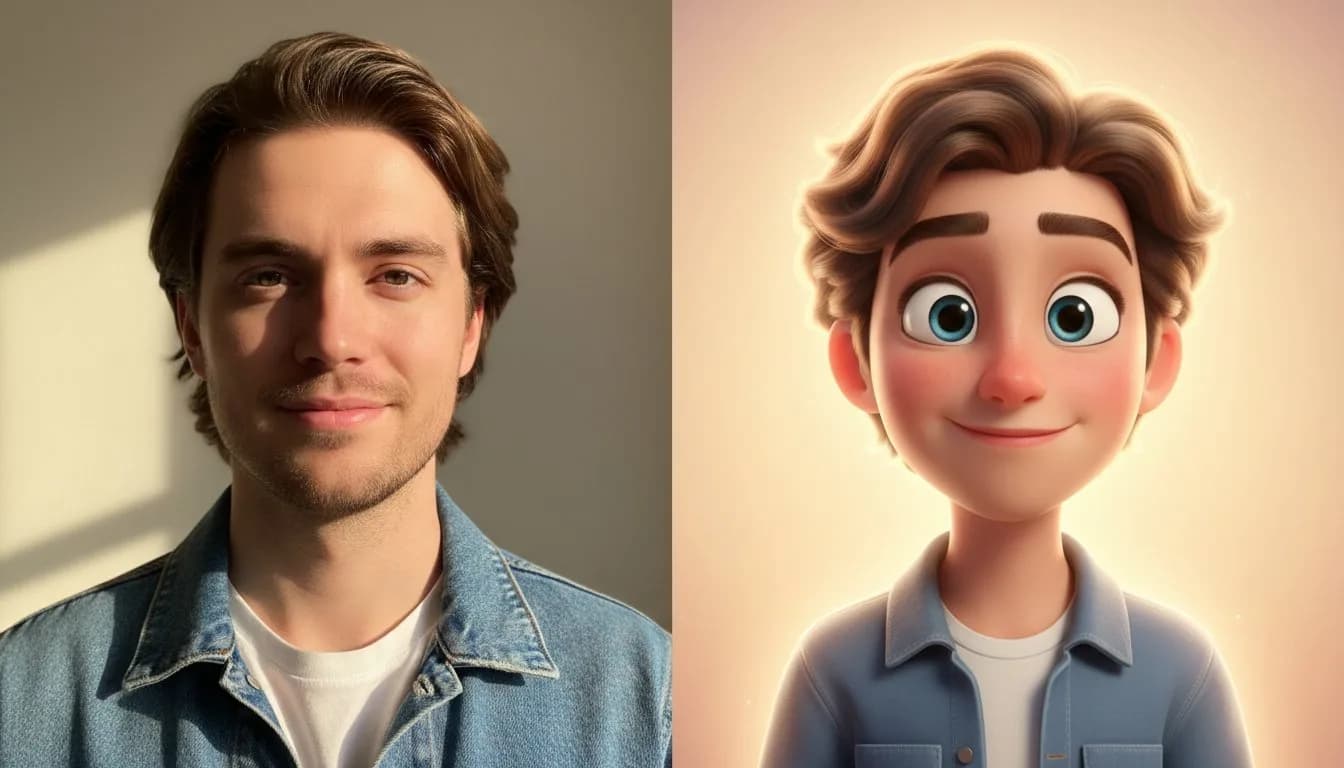 Мультяшное фото онлайн бесплатно — три стиля нейросетью