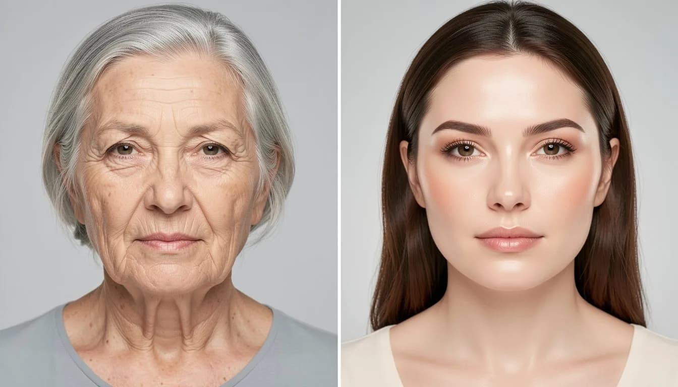 Омолодить лицо на фото онлайн — убрать морщины нейросетью