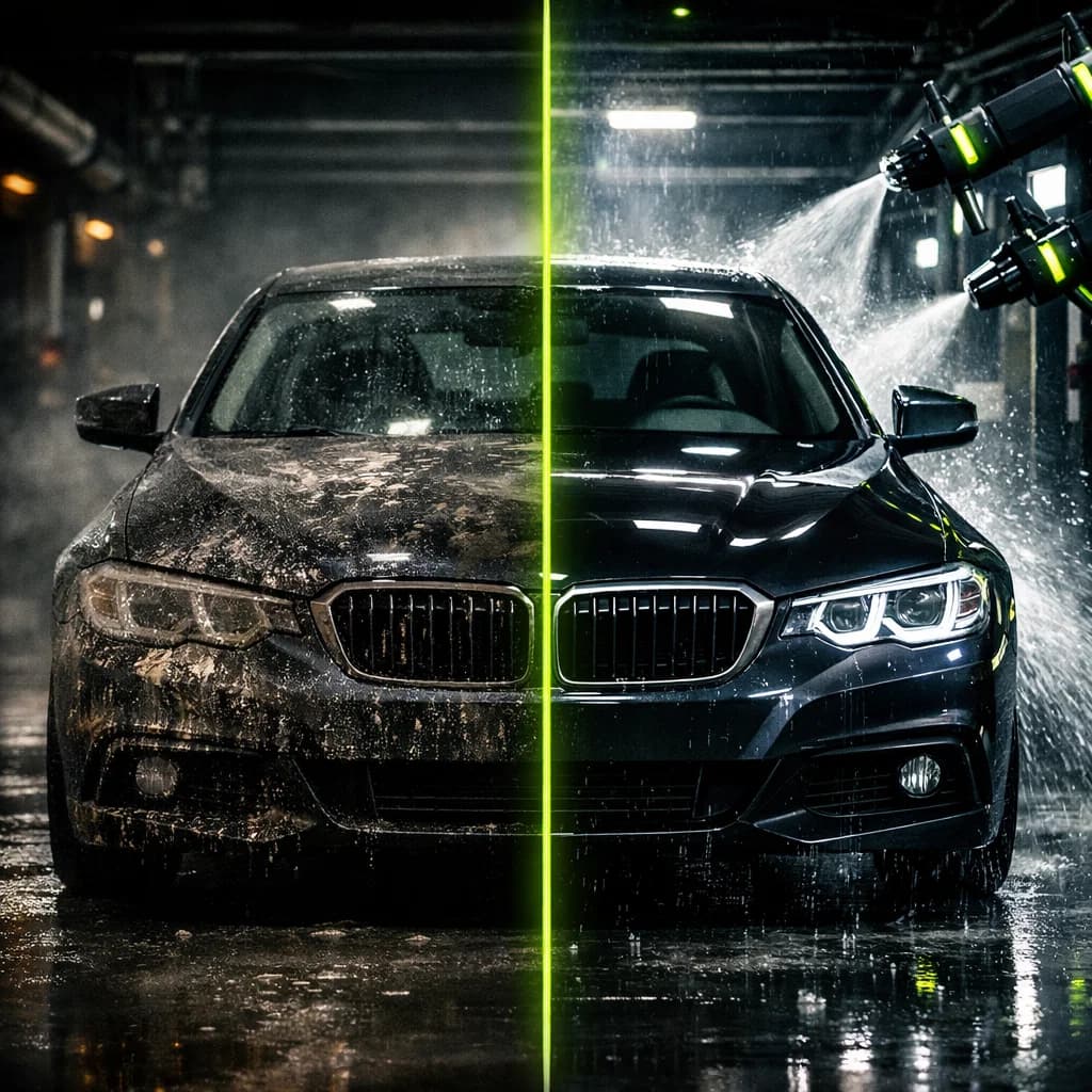Виртуальная автомойка — отмой машину на фото с помощью AI