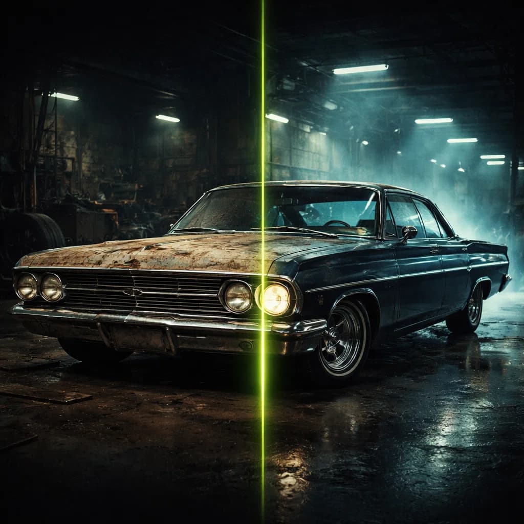 Пример 6 — реставрация авто по фото: результат AI