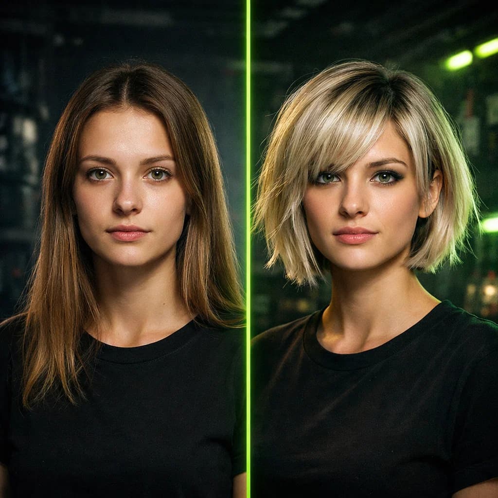 Перенос прически